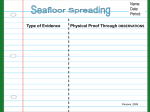 Seafloor Spreading PPT