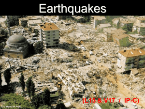 topic #10 - earthquakes and tsunamis