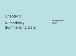 3.2 Measures of Dispersion