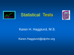 Statistical Tests