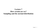 Chapter 11 Sampling and Sampling Distributions