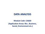 DATA ANALYSIS - DCU School of Computing