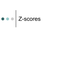 Z-scores & Probability