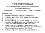 Nonparametric statistics - Center for Astrostatistics