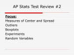 AP Stats Test Review #2