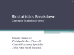 Biostatistics Breakdown