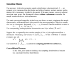 Summary Statistics When analysing practical sets of data