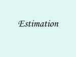 Estimation - Widener University | Home