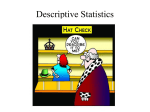 Descriptive Statistics - Home | University of Pittsburgh