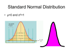 1. Specify the test statistic t test