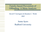 Family-based Prevention of Offending: A Meta