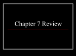 Chapter 7 Review - Rogers High School