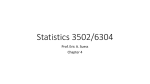 Statistics 3502/6304 - California State University, East Bay