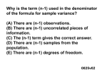 Descriptive Statistics - University of Oklahoma