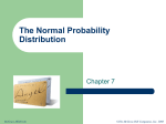 Normal Distribution - University of North Florida