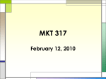 MKT 317 February 12, 2010