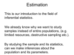 Lecture 11 Distribution of the sample mean