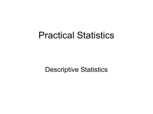 Practical Stats