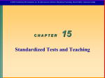 Chapter 15 - standardized testing