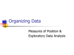 Measures of Position