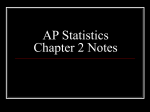 AP Statistics Chapter 2 Notes
