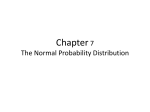 Chapter 7 The Normal Probability Distribution