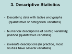 3. Descriptive statistics