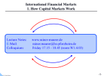 1. How Capital Markets Work