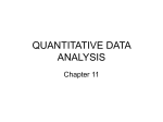 Chapter 11 quantitative data