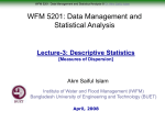 Lecture-3: Descriptive Statistics: Measures of Dispersion