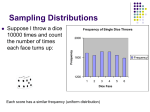 sample means - the Peninsula MRCPsych Course