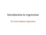 3C Least Squares Regression