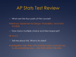 AP Stats Test Review