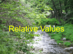 Lect 3 Relative values