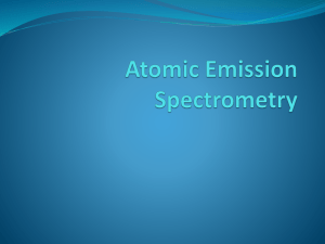 Atomic Emission Spectrometry