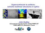 extreme nonlinear structures in optics