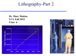 III-Advanced Lithography
