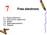 Free electrons