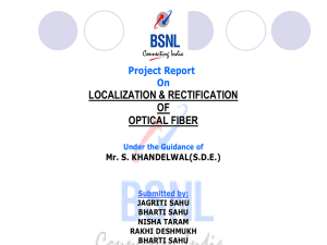 Localization & Rectification of Optical Fiber