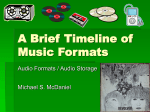 A Brief Timeline of Music Formats
