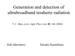 Generation and detection of ultrabroadband terahertz radiation