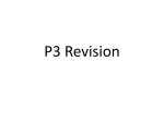 P3 Revision - the Redhill Academy