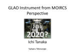 GLAO Instrument from MOIRCS Perspective