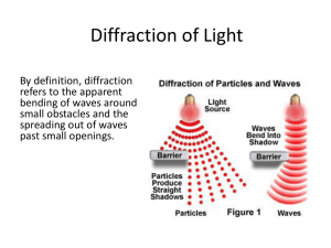 Diffraction of Light - Flagstaff High School