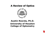 Roorda - A Review of Optics