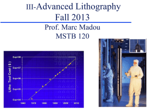 III-Advanced Lithography