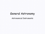 General Astronomy