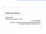 Fields and Waves I Lecture - Rensselaer Polytechnic Institute