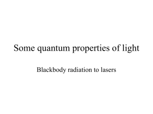 Some quantum properties of light