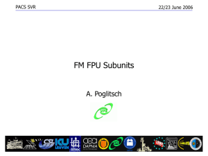 FPU Subunits